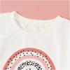 Herbeeza Mommy and Me Matching Pullover Sweatshirt Mama Mini Letter Printed Long Sleeve Casual Crewneck Top Shirt White view 4