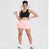 baleaf Women's Pleated Tennis Skirts High Waisted Lightweight Athletic Golf Skorts Skirts with Shorts Pockets Pink Large view 3