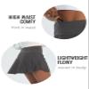 baleaf Women's Pleated Tennis Skirts High Waisted Lightweight Athletic Golf Skorts Skirts with Shorts Pockets Gray XX-Large view 4
