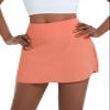 baleaf Women's Pleated Tennis Skirts High Waisted Lightweight Athletic Golf Skorts Skirts with Shorts Pockets Scorched Red Coral Large view 2