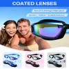 Flutesan 6 Pack Swim Goggles Swimming Goggles No Leaking Full Protection Glasses for Men Women Youth UV Protection Fog Proof Swim Goggles with Nose Clips Ear Plugs Storage Boxes view 2