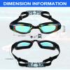 Flutesan 6 Pack Swim Goggles Swimming Goggles No Leaking Full Protection Glasses for Men Women Youth UV Protection Fog Proof Swim Goggles with Nose Clips Ear Plugs Storage Boxes view 4