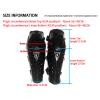 AIZXC 1 Pair Motorcycle Knee Brace Bicycle MTB Bike Cycling Riding Knee Shin Support Protective Pads Guards for Adult Men Outdoor Sports Knee Protector Gear (Black/Red) view 2