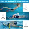 Gintenco Swim Fins, Kids Swim Training Fins for Lap Swimming, Travel Size Flippers with Mesh Bag, Silicone Swimming Fins for Kids Teens Adults Women Men view 4
