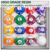 VSSAL Billiard Balls Set Pool Table Balls Deluxe White Marble-Swirl Style 16 Ball Set view 2