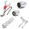 5 in 1 Mountain Bike MTB Repair Tool Kit, Freewheel Remover Tool Bike Chain Breaker Crank Extractor Wrench with chain tail Hook Bottom Bracket Removal Tools view 1
