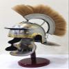 Roman Centurion Helmet | Mens Wearable Spartan Helmets Medieval Costume Halloween | Liner Reenactment Helmet with Stand view 1