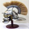 Roman Centurion Helmet | Mens Wearable Spartan Helmets Medieval Costume Halloween | Liner Reenactment Helmet with Stand view 2