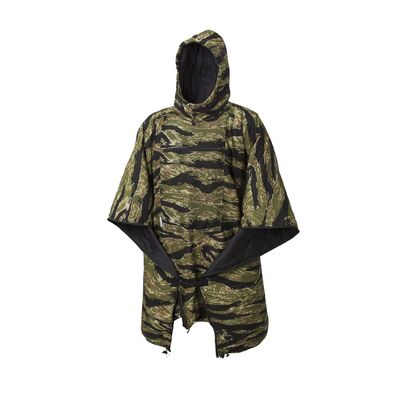 Helikon-Tex Swagman Roll Poncho Tiger Stripe - Black, Bushcraft Line