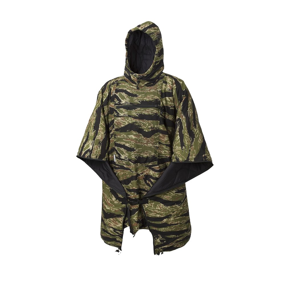 Helikon-Tex Swagman Roll Poncho Tiger Stripe - Black, Bushcraft Line