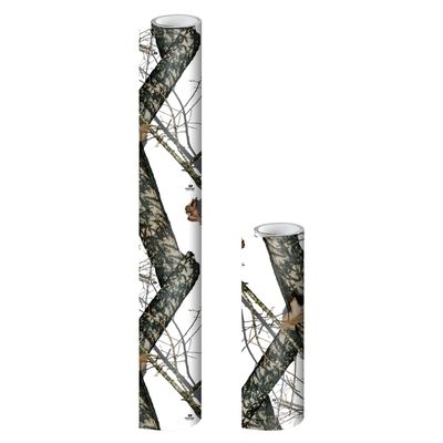 Mossy Oak Matte Camo Roll Hunting Patterns, Self-Adhesive Vinyl Wrap, DIY (24"x36", Winter)