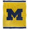University of Michigan Wolverines Blanket, 50"x60", Logo Dots, Silky Touch Super Soft Throw Blanket view 2