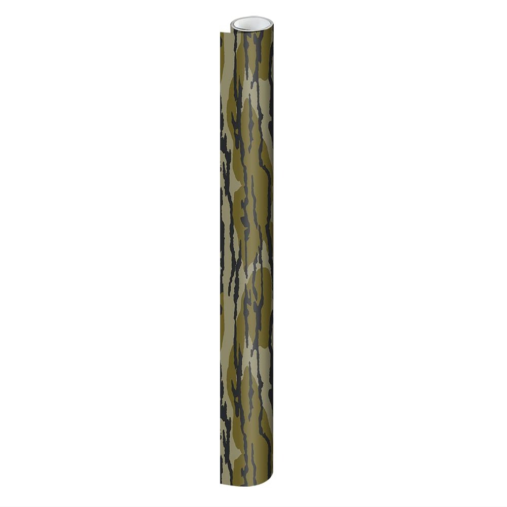 Mossy Oak Matte Camo Roll Hunting Patterns, Self-Adhesive Vinyl Wrap, DIY (24"x48", Original Bottomland)