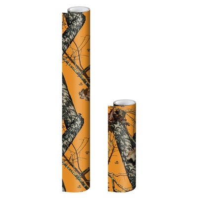 Mossy Oak Matte Camo Roll Hunting Patterns, Self-Adhesive Vinyl Wrap, DIY (24"x36", Blaze)