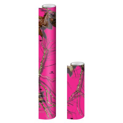 Mossy Oak Matte Camo Roll Hunting Patterns, Self-Adhesive Vinyl Wrap, DIY (24"x48", Lifestyle Pink)