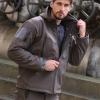 Men's Full Zip Cargo Military Tactical Jacket Fall Winter Windproof Sharks Softshell Coats with 5 Zip Pockets view 2
