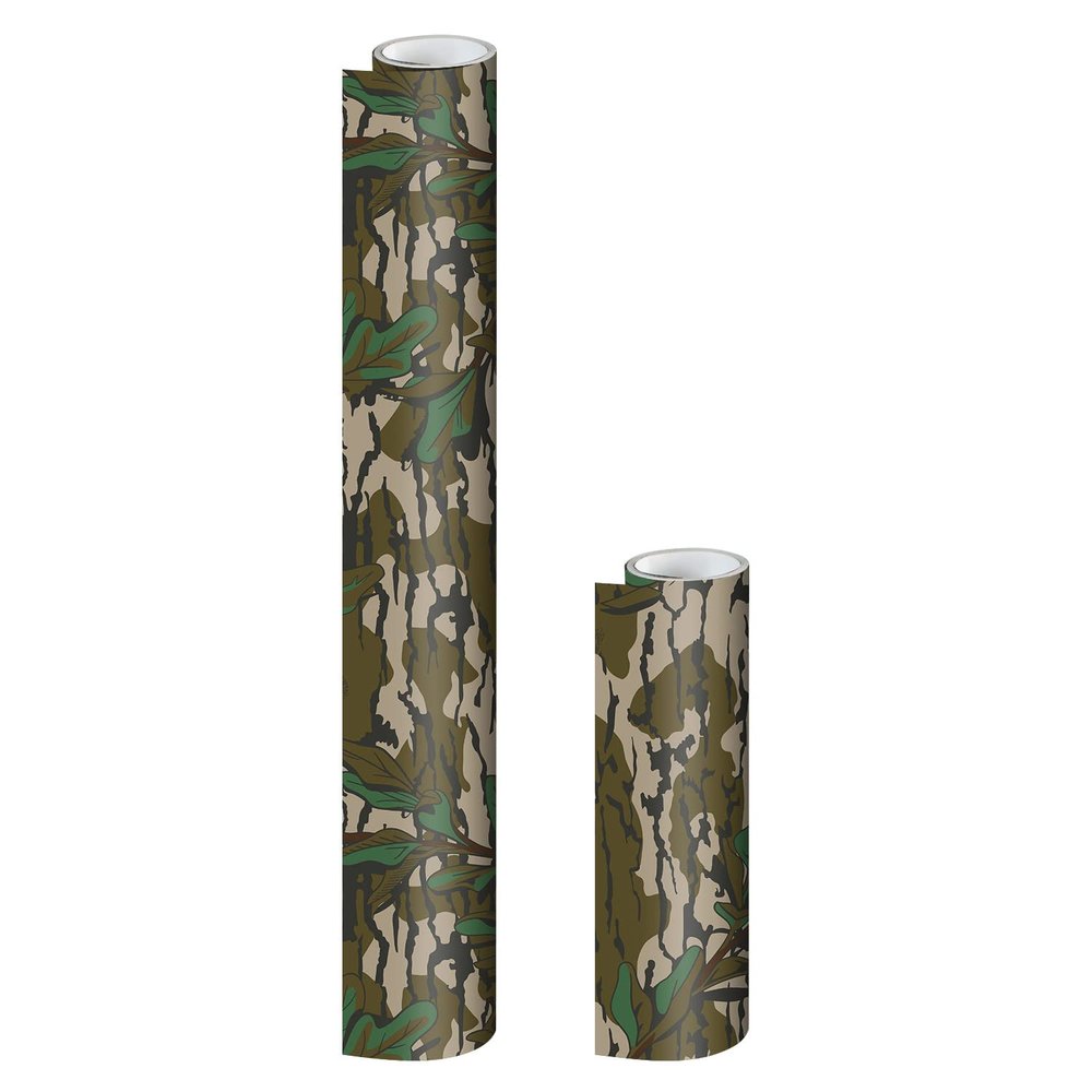 Mossy Oak Matte Camo Roll Hunting Patterns, Self-Adhesive Vinyl Wrap, DIY (24"x36", Greenleaf)