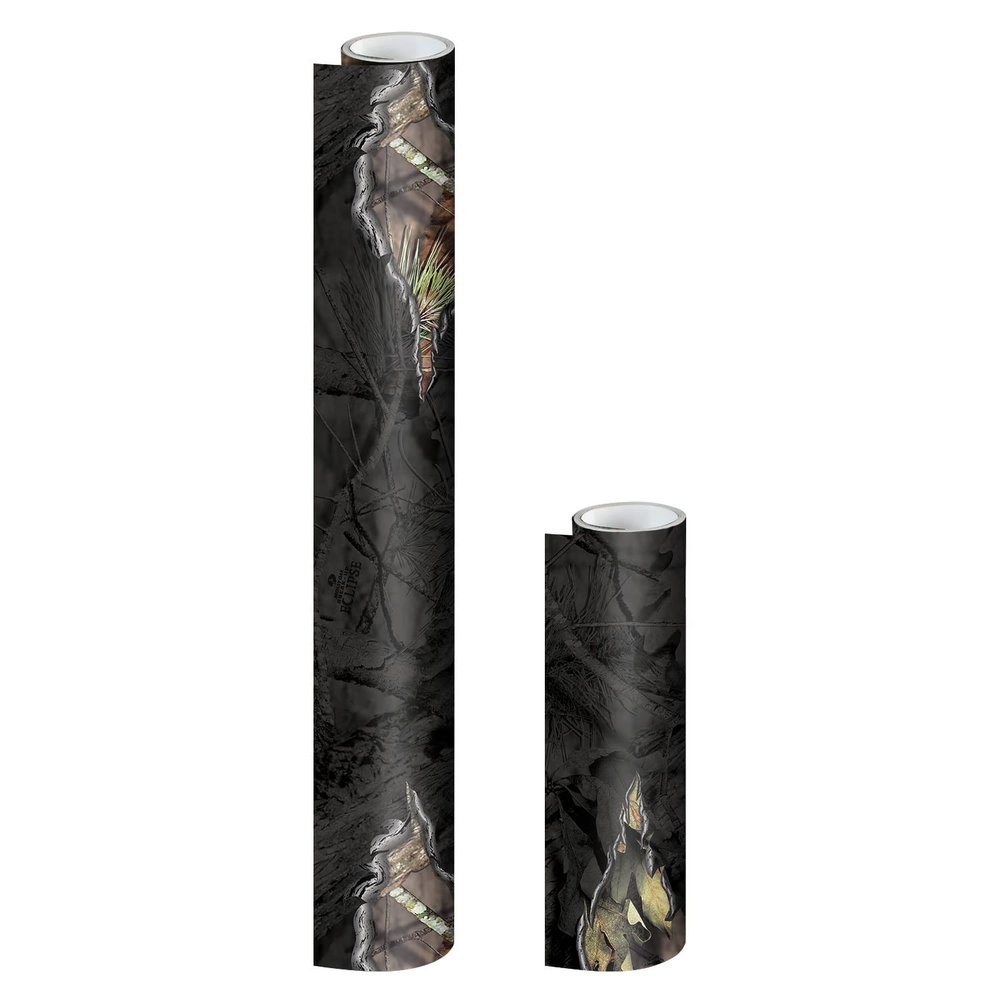 Mossy Oak Matte Camo Roll Hunting Patterns, Self-Adhesive Vinyl Wrap, DIY (24"x36", Break-Up Eclipse)