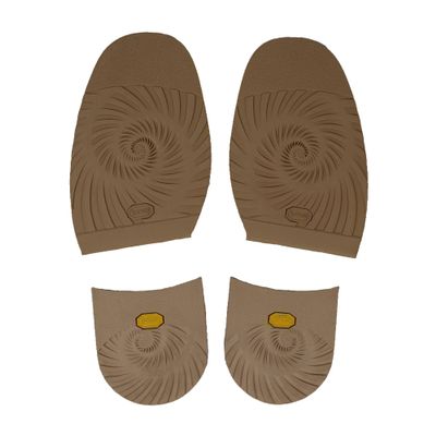 KANEIJI Rubber sole for shoe replacement, 4 colors (Red Camel)