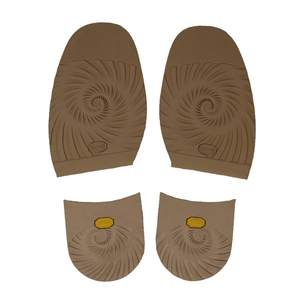KANEIJI Rubber sole for shoe replacement, 4 colors (Red Camel)