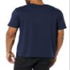 Amazon Essentials Men's T-Shirts, Short-Sleeve Crewneck Pocket, Cotton, 2-Pack, X-Small, Black/Navy view 3