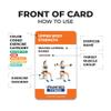 (35+ Cards) Seated Chair Exercise Fundamentals Flashcards Pain-Free Fitness, 3x5 in, Workout Cards Suitable for Mobility-Limited Individuals, Tear-Resistant, Bend Resistant Flashcards view 3