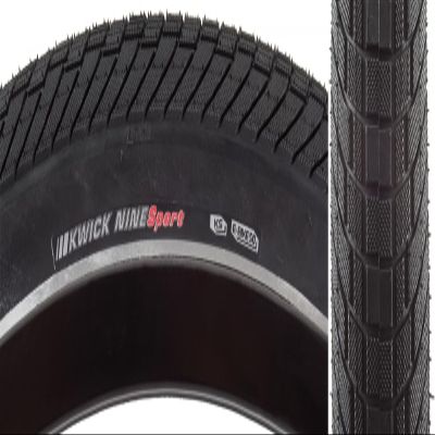 KENDA Kwick Nine Tire - 29 x 2.4, Clincher, Wire, Black/Reflective, 60tpi, KS