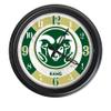 Holland Bar Stool Co. Colorado State University Indoor/Outdoor LED Wall Clock view 1