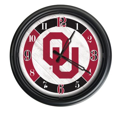 HBS Oklahoma University Indoor/Outdoor LED Wall Clock