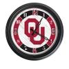 HBS Oklahoma University Indoor/Outdoor LED Wall Clock view 1