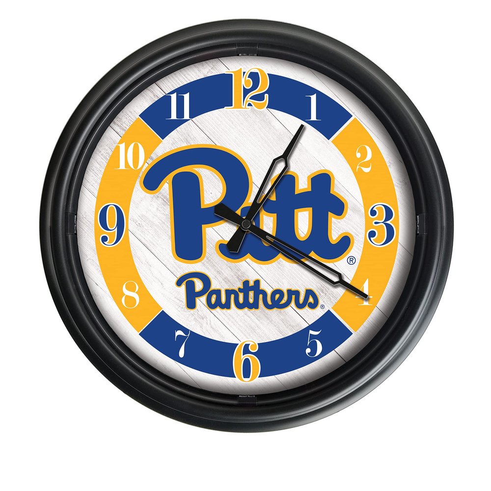 Holland Bar Stool Co. University of Pittsburgh Indoor/Outdoor LED Wall Clock