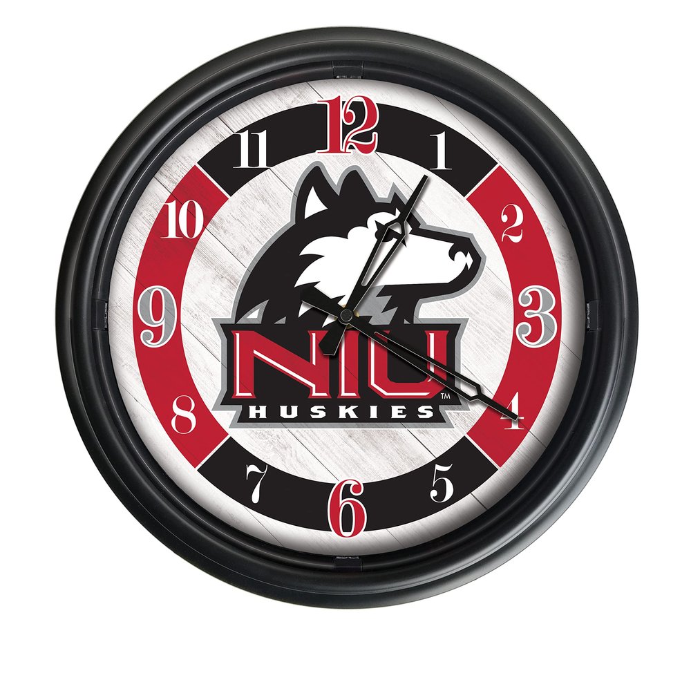 HBS University of Northern Illinois Indoor/Outdoor LED Wall Clock