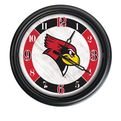 Holland Bar Stool Co. Illinois State University Indoor/Outdoor LED Wall Clock