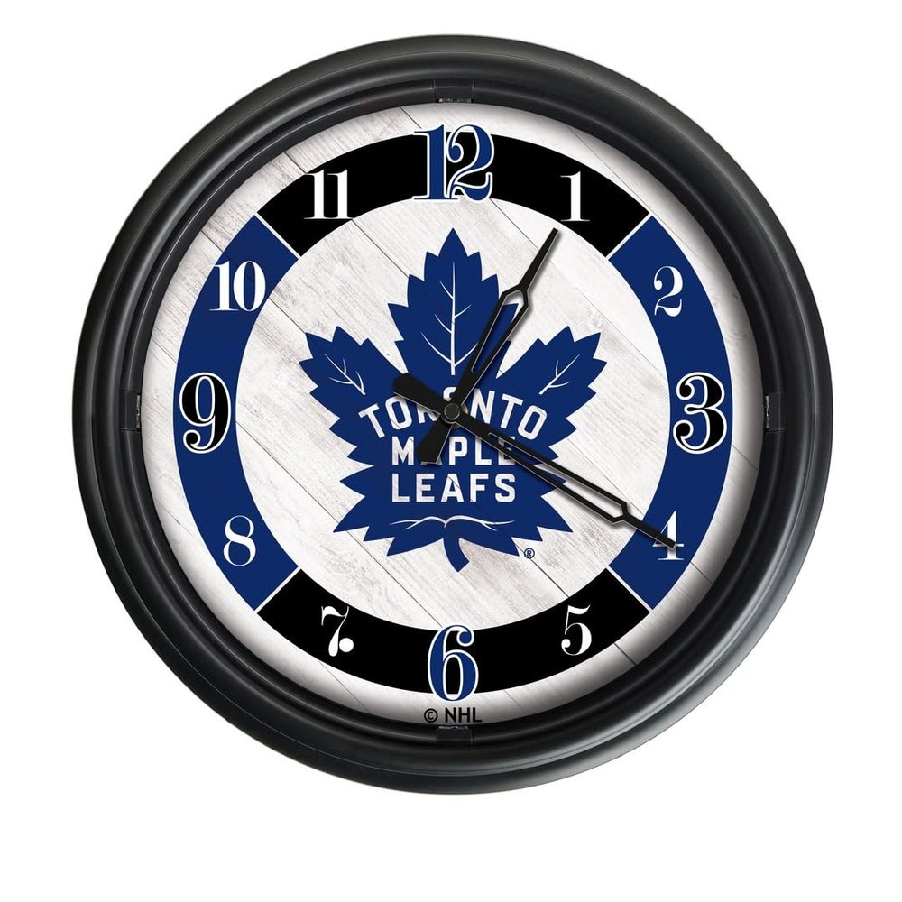 Holland Bar Stool Co. Toronto Maple Leafs Indoor/Outdoor LED Wall Clock