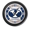 Holland Bar Stool Co. Brigham Young University Indoor/Outdoor LED Wall Clock view 1