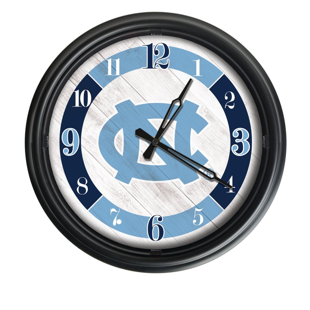 HBS University of North Carolina Indoor/Outdoor LED Wall Clock