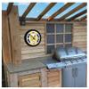 HBS University of North Carolina Indoor/Outdoor LED Wall Clock view 4