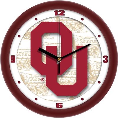 SunTime Oklahoma Sooners Dimension Team Wall Clock