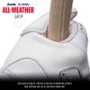 Franklin Sports All-Weather Softball Batting Gloves - Women's Fastpitch Batting Gloves - White Chrome - Women's Large view 4