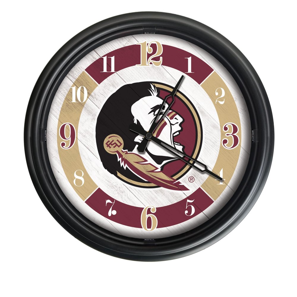 Florida State (Head) Indoor/Outdoor LED Wall Clock