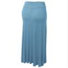MBJ WB296 Womens Lightweight Floor Length Maxi Skirt XXXL Denim view 3