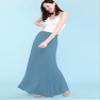 MBJ WB296 Womens Lightweight Floor Length Maxi Skirt XXXL Denim view 4