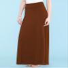 MBJ WB296 Womens Lightweight Floor Length Maxi Skirt M Rust view 2