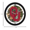 SunTime Oklahoma Sooners Camo Team Wall Clock view 2