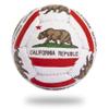 Lax Sak Soft Practice Lacrosse Balls - Same Weight & Size as a Regulation Lacrosse Balls, Great for Indoor & Outdoor Practices, Less Bounce & Minimal Rebounds - California Flag, 3 Pack view 3