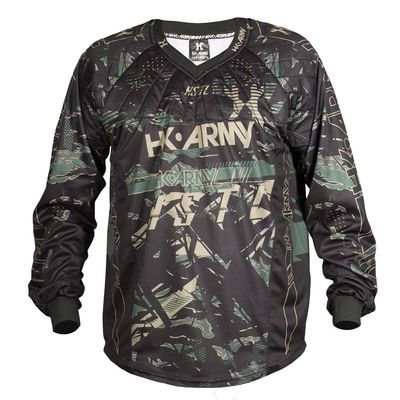 HK Army HSTL Line Padded Paintball Jersey - Jungle - Youth