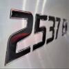 Domed 3D Boat Registration Numbers and Letters Sport Series (Black Center/Chrome, 18) view 1