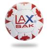 Lax Sak Soft Practice Lacrosse Balls - Same Weight & Size as a Regulation Lacrosse Balls, Great for Indoor & Outdoor Practices, Less Bounce & Minimal Rebounds - Canada Flag, 3 Pack view 2