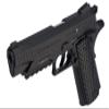 Lancer Air Defender Cobra 1911 CO2 Half-Blowback 4.5mm Air Pistol (Color: Black)-450 FPS view 4