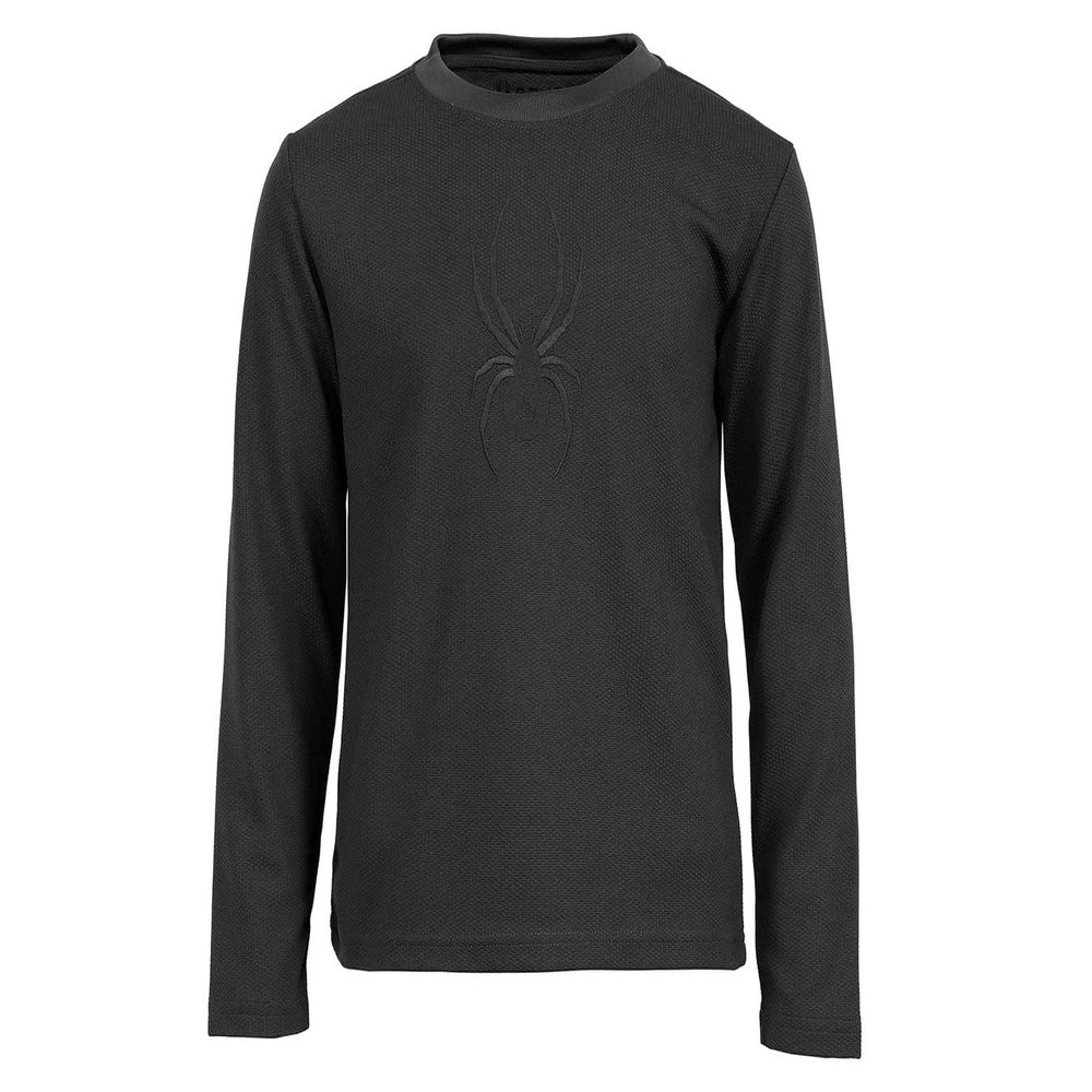 Spyder Boy's Youth (8-20) Debossed Long Sleeve Thermal Shirt, Black X-Large 18-20